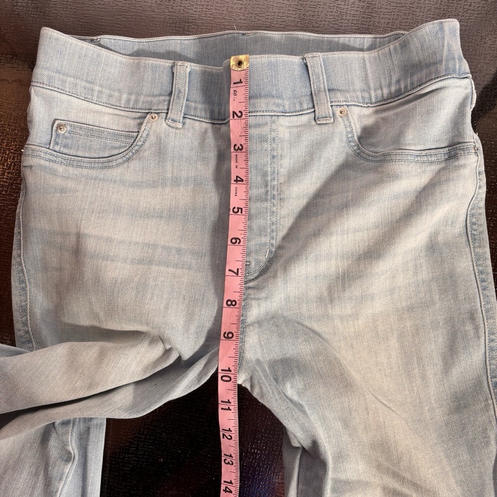 Spanx Flare Jeans Womens Large Stretch Comfort Light Wash Pull On Shapewear Blue - Picture 6 of 6